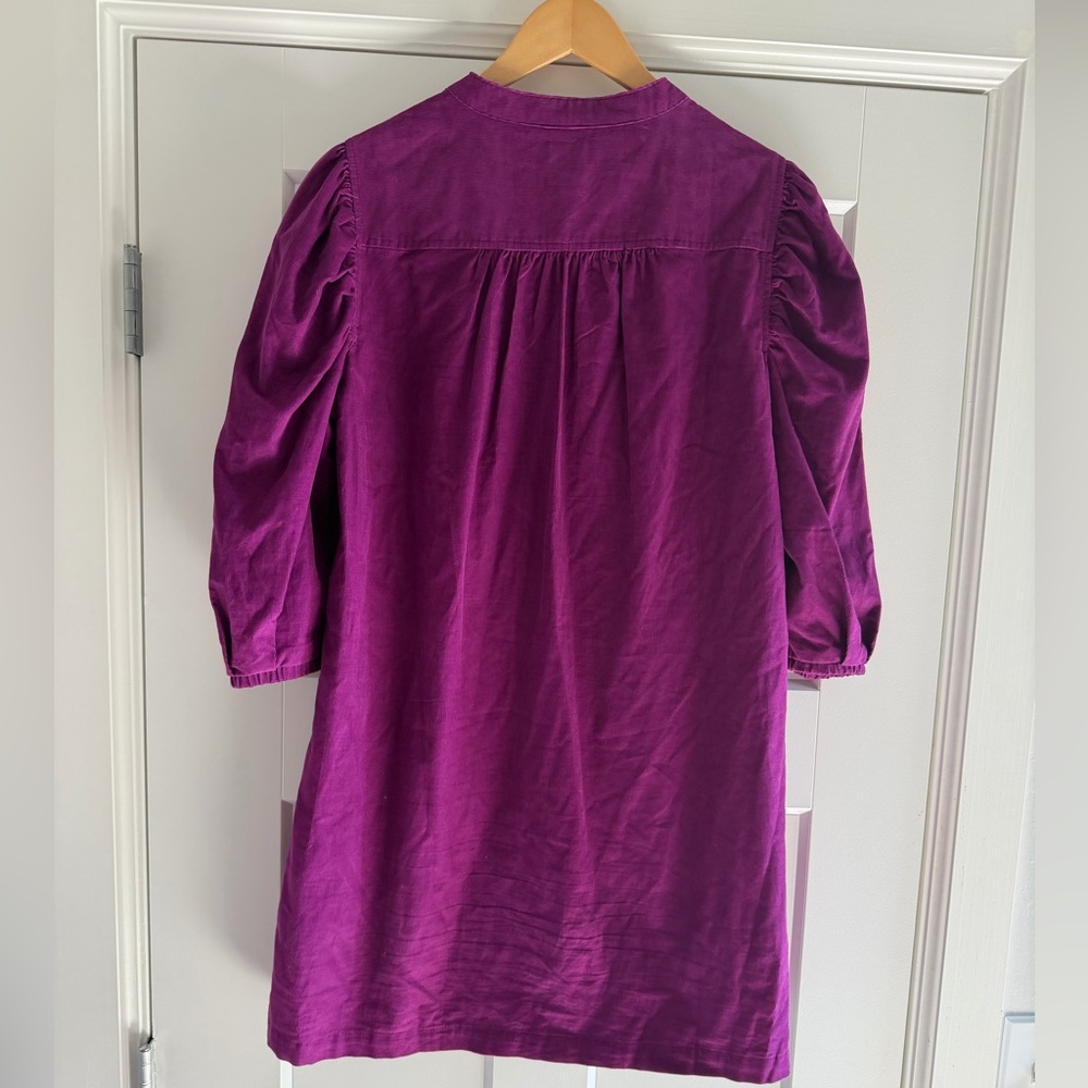 GAP Vibrant Puff Sleeve Corduroy Mini Dress size M - Picture 11 of 17